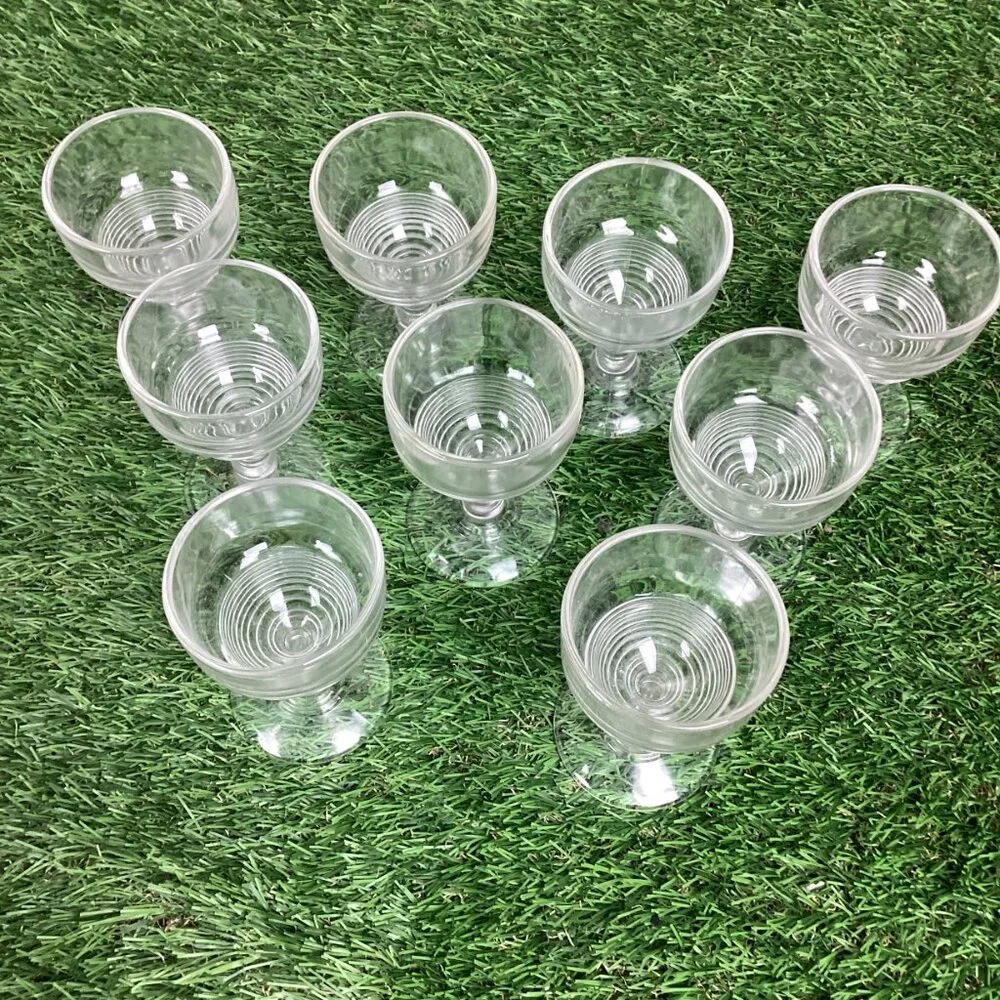 Vintage Anchor Hocking Manhattan Sherry Wine Glasses 3.5